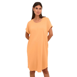 CULTURE brand tangerine coloured shirt dress NWT